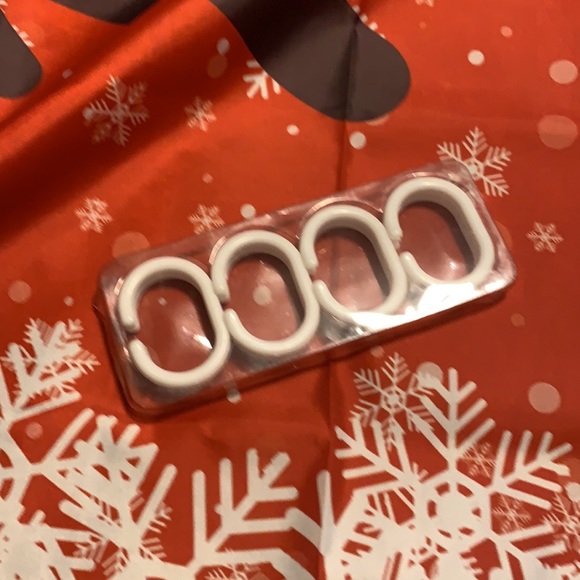 Christmas shower curtain - Picture 3 of 3